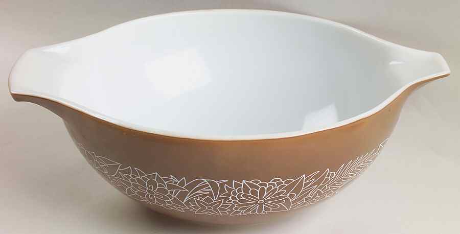 Woodland Brown (Corelle) 13" Cinderella Mixing Bowl by Corning Corelle-1