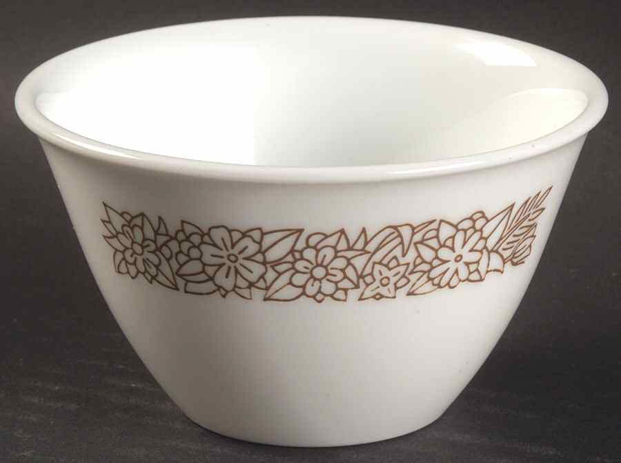 Woodland Brown (Corelle) Sugar Bowl No Lid by Corning Corelle-1