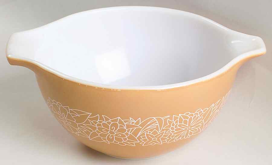 Woodland Brown (Corelle) 7" Cinderella Mixing Bowl by Corning Corelle-1
