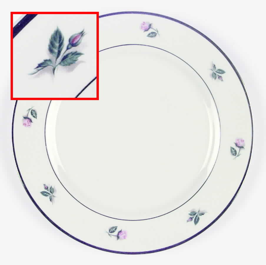 Sweetheart Rose Dinner Plate by Colonial Silver -1