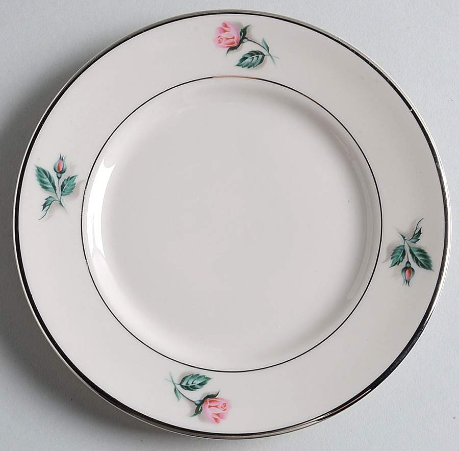 Sweetheart Rose Bread & Butter Plate by Colonial Silver -1