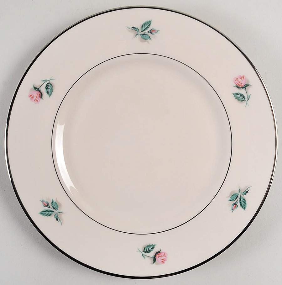 Sweetheart Rose Salad Plate by Colonial Silver -1