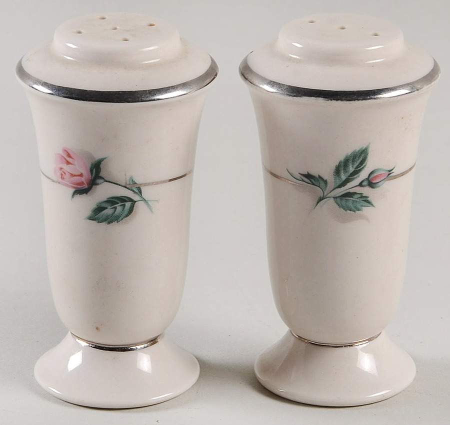 Sweetheart Rose Salt & Pepper Set by Colonial Silver -1