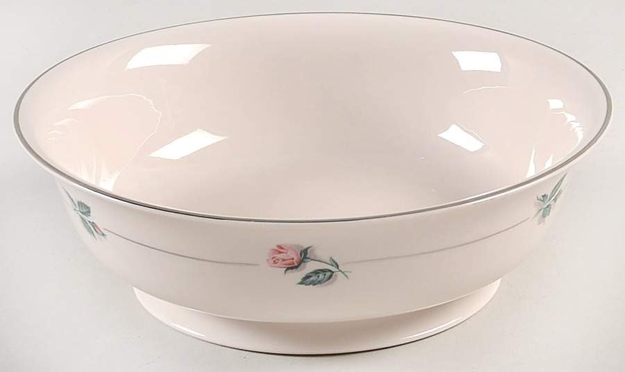 Sweetheart Rose 8" Round Vegetable Bowl by Colonial Silver -1