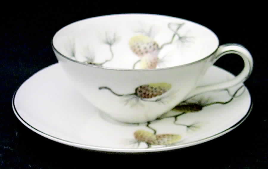 North Woods Flat Cup & Saucer Set by Contour-1