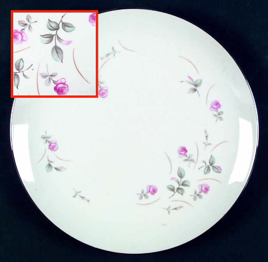 Patio Rose Dinner Plate by Contour-1