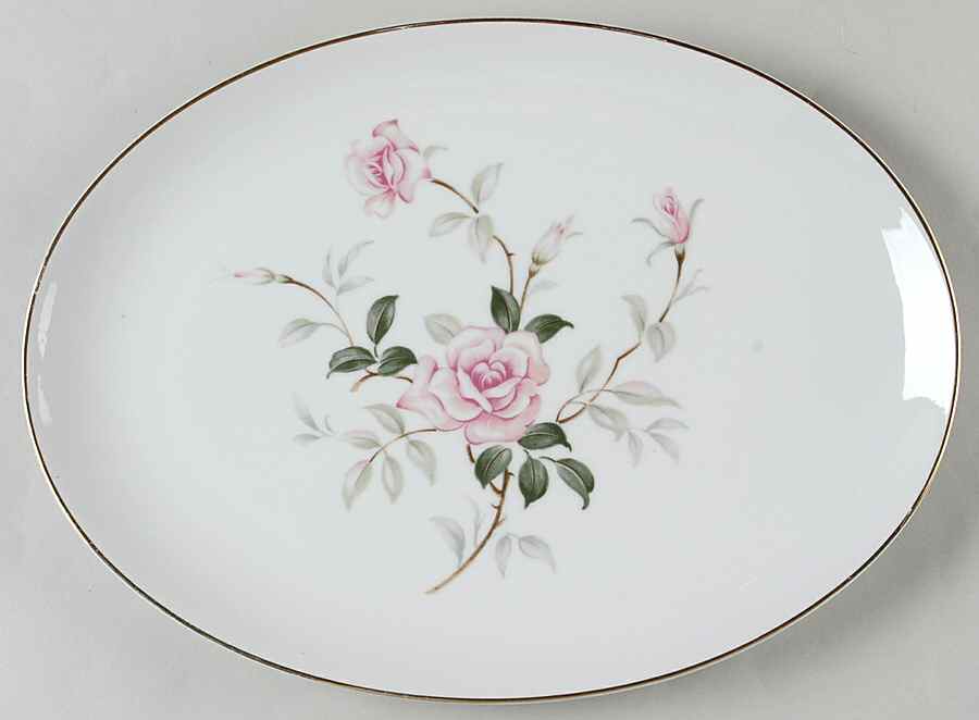 Picardy 12" Oval Serving Platter by Contour-1