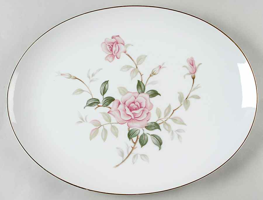 Picardy 14" Oval Serving Platter by Contour-1