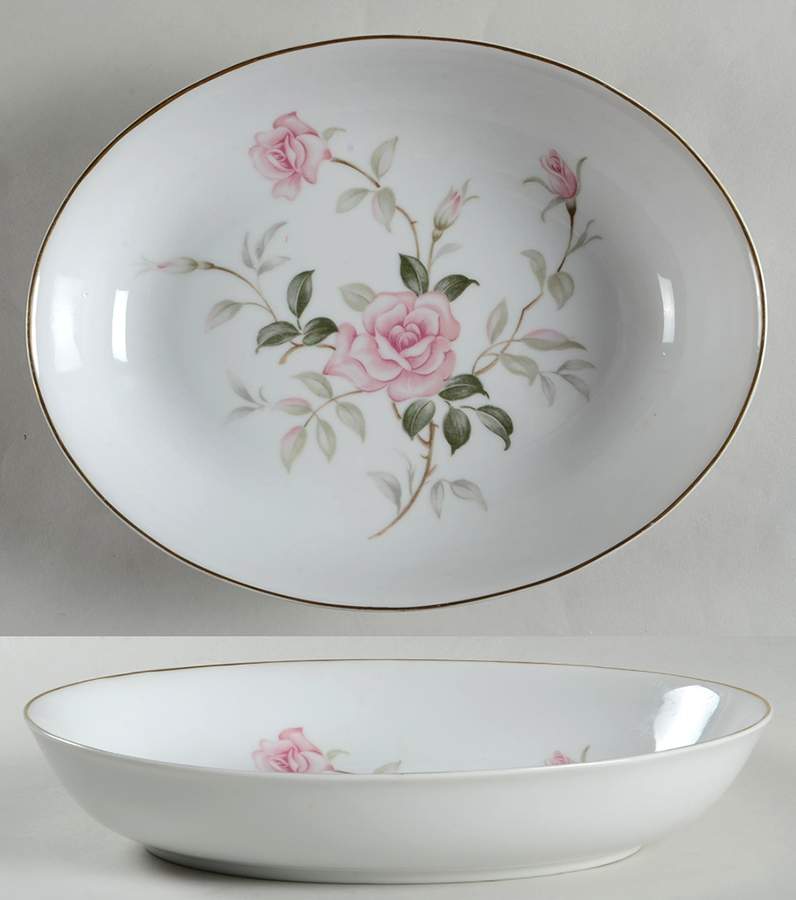 Picardy 10" Oval Vegetable Bowl by Contour-1