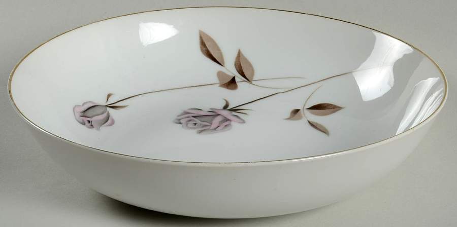 Rosalia (Gold Trim) 9" Round Vegetable Bowl by Contour-1