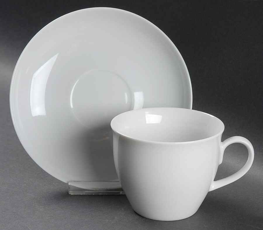 Edelweiss Flat Cup & Saucer Set by Couture-1