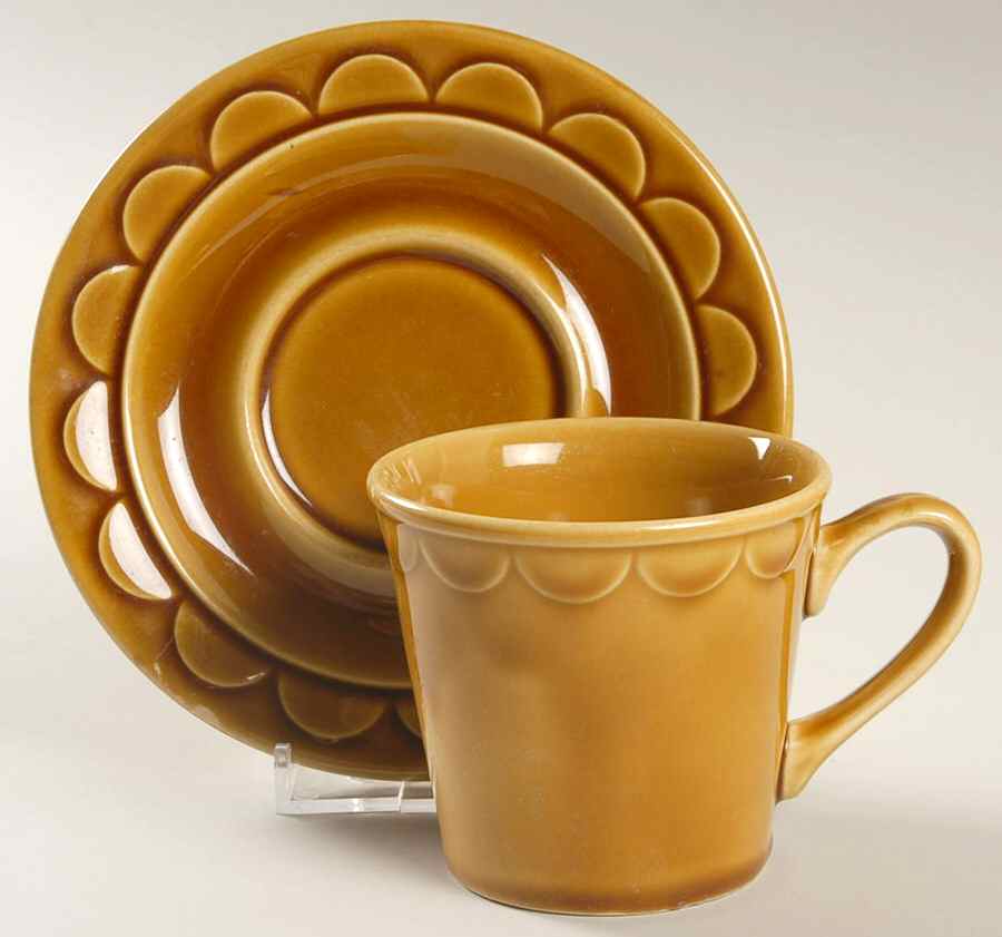Castilian Flat Cup & Saucer Set by Coventry - USA-1