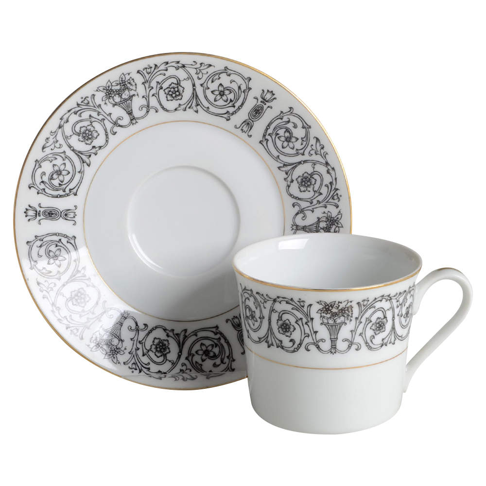 Laurent Flat Cup & Saucer Set by Coventry-Japan-1