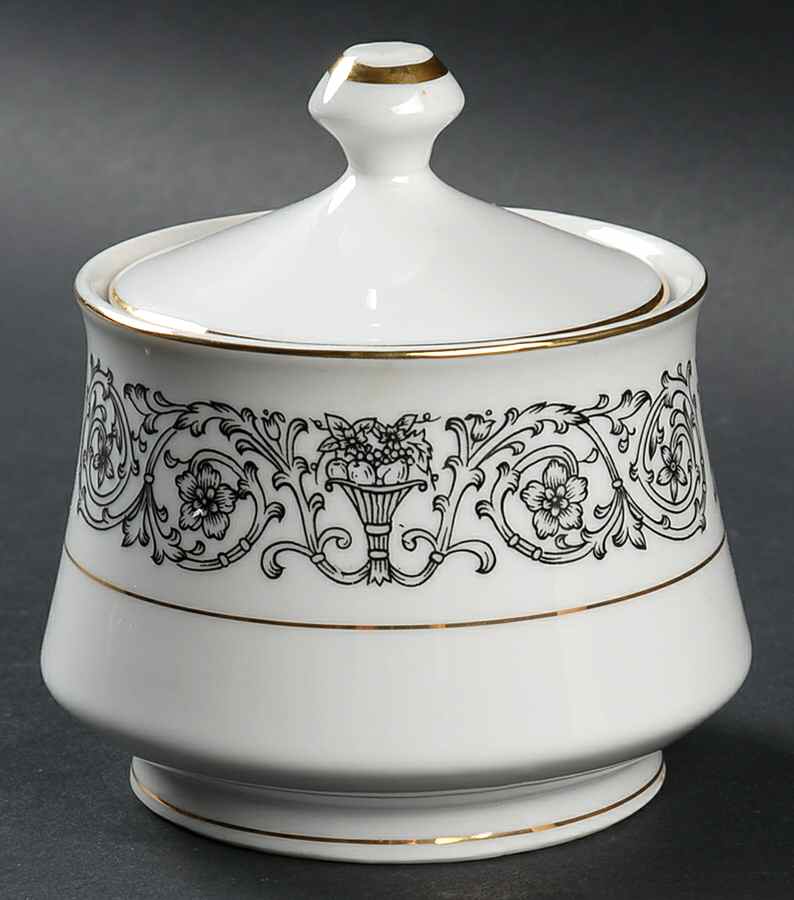 Laurent Sugar Bowl & Lid by Coventry-Japan-1