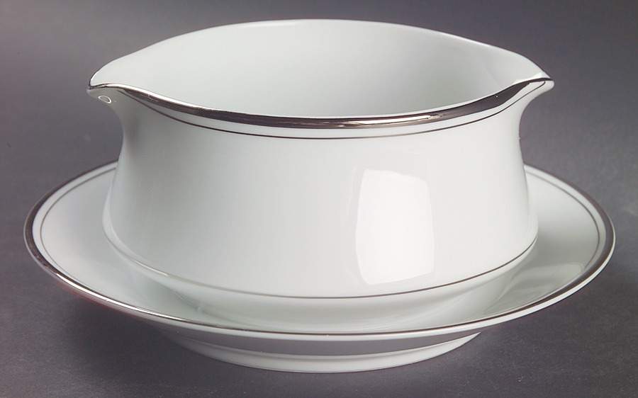 Simplicity Gravy Boat with Attached Underplate by Coventry-Japan-1