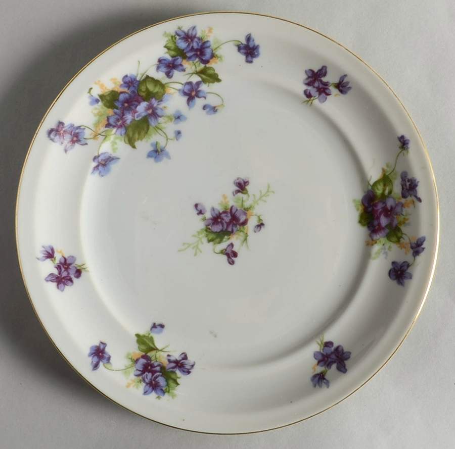 COW3 Salad Plate by Crown China (Japan)-1