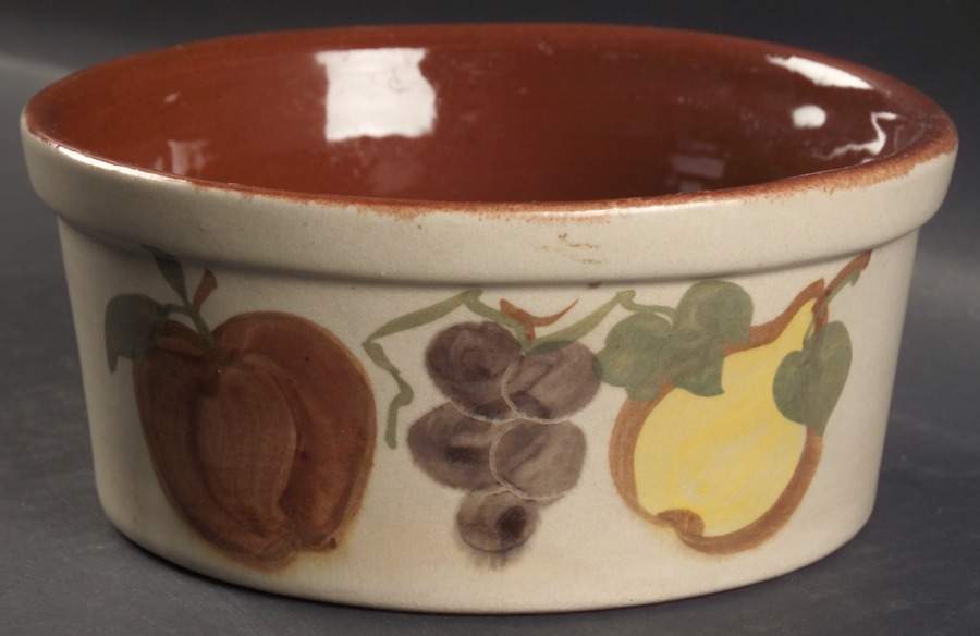 Country Harvest 6" Round Open Casserole by Chatham Potters -1