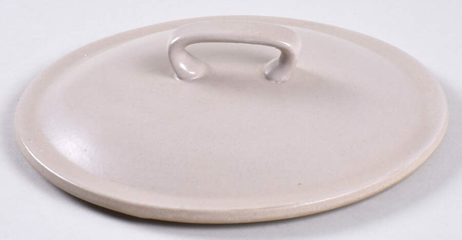 Country Harvest Lid for 2 Qt Round Covered Casserole by Chatham Potters -1