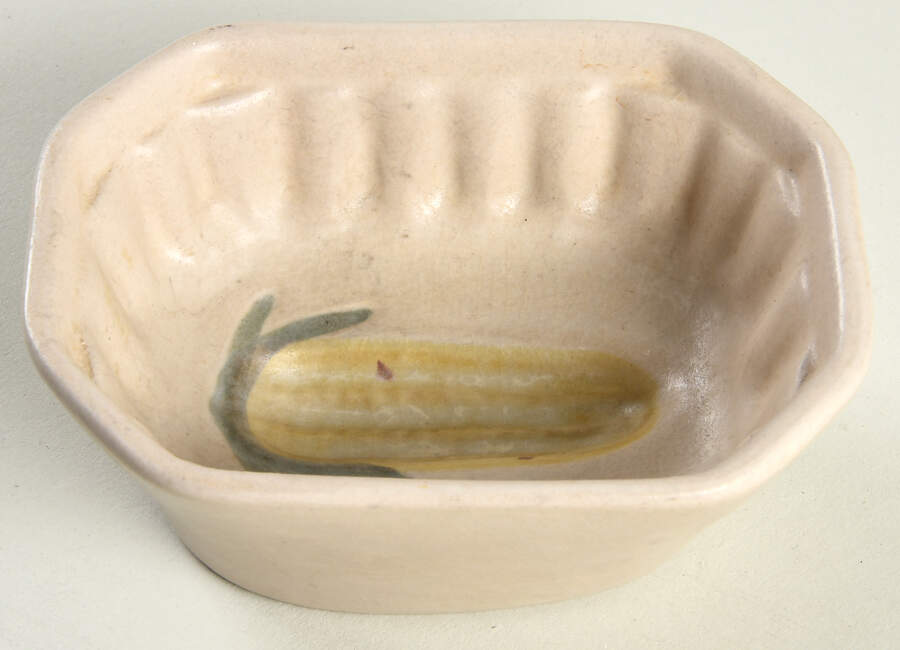 Country Harvest Individual Jello Mold by Chatham Potters -1