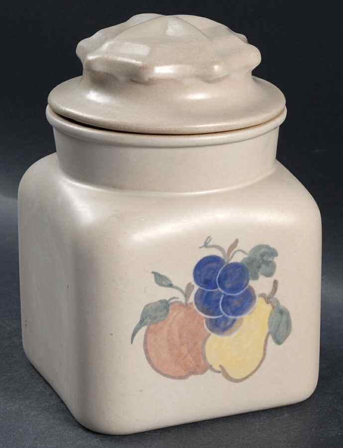 Country Harvest Small Canister & Lid by Chatham Potters -1
