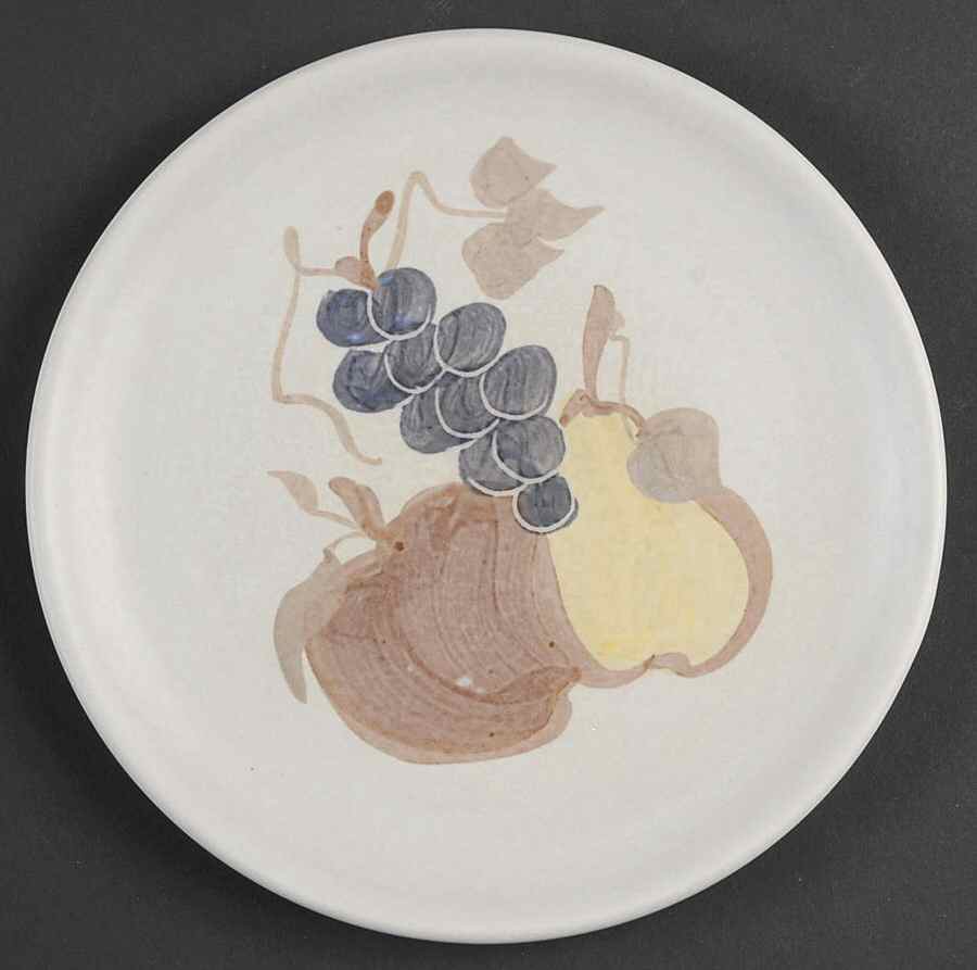 Country Harvest Salad Plate by Chatham Potters -1
