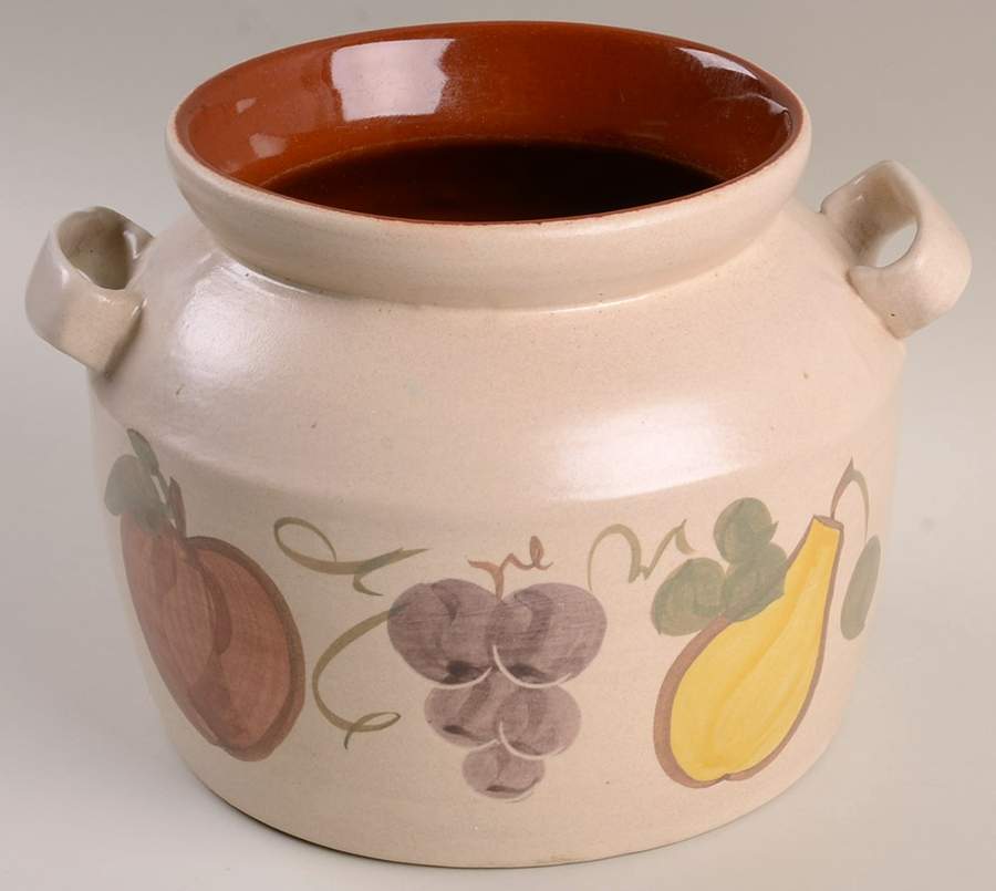 Country Harvest Bean Pot No Lid by Chatham Potters -1