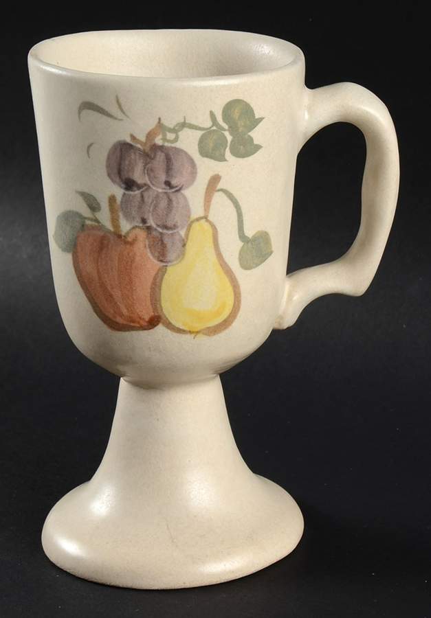Country Harvest Pedestal Mug by Chatham Potters -1