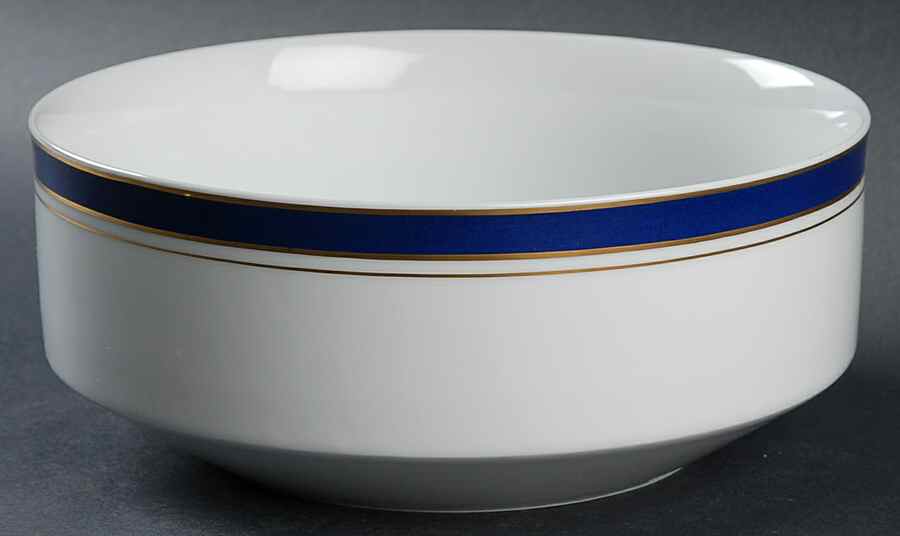 Prestige Blue 7" Round Vegetable Bowl by Crown Porcelain-1