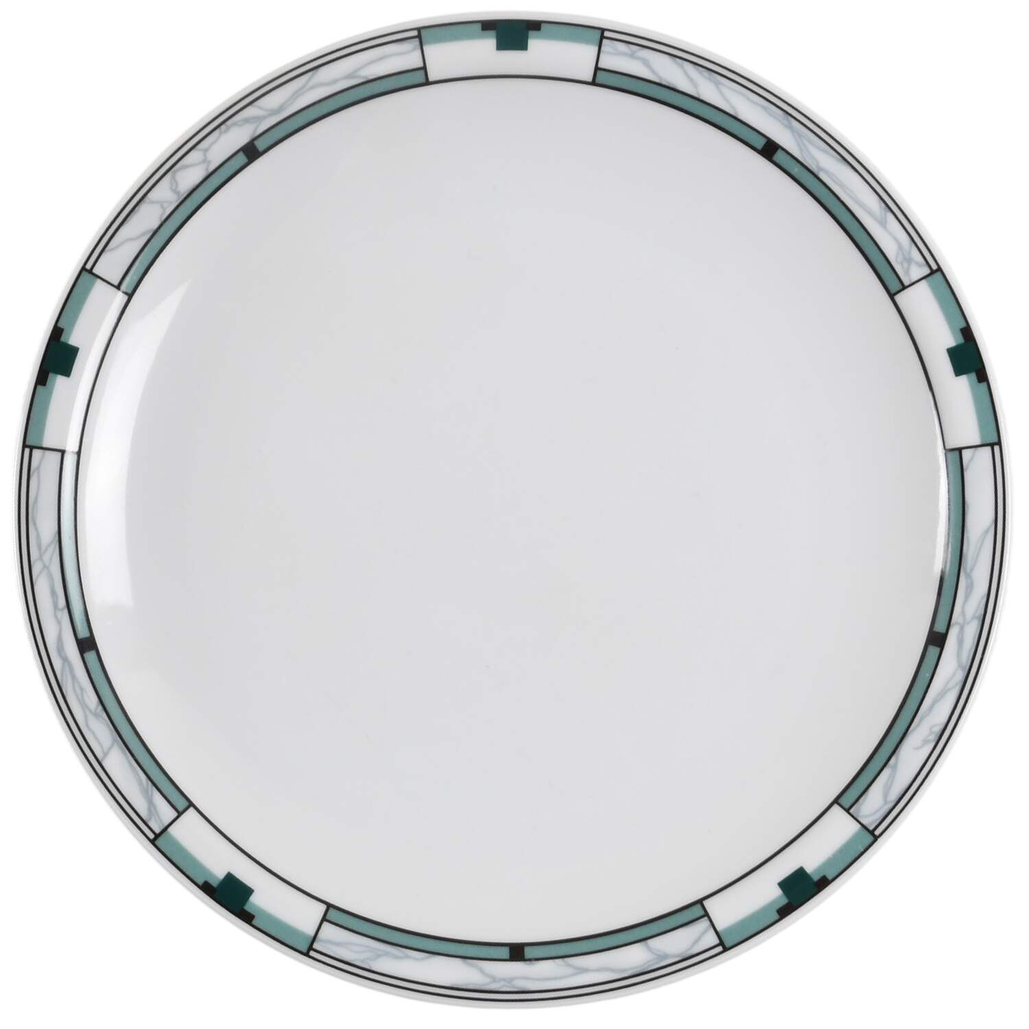 Prestige Green Salad Plate by Crown Porcelain-1