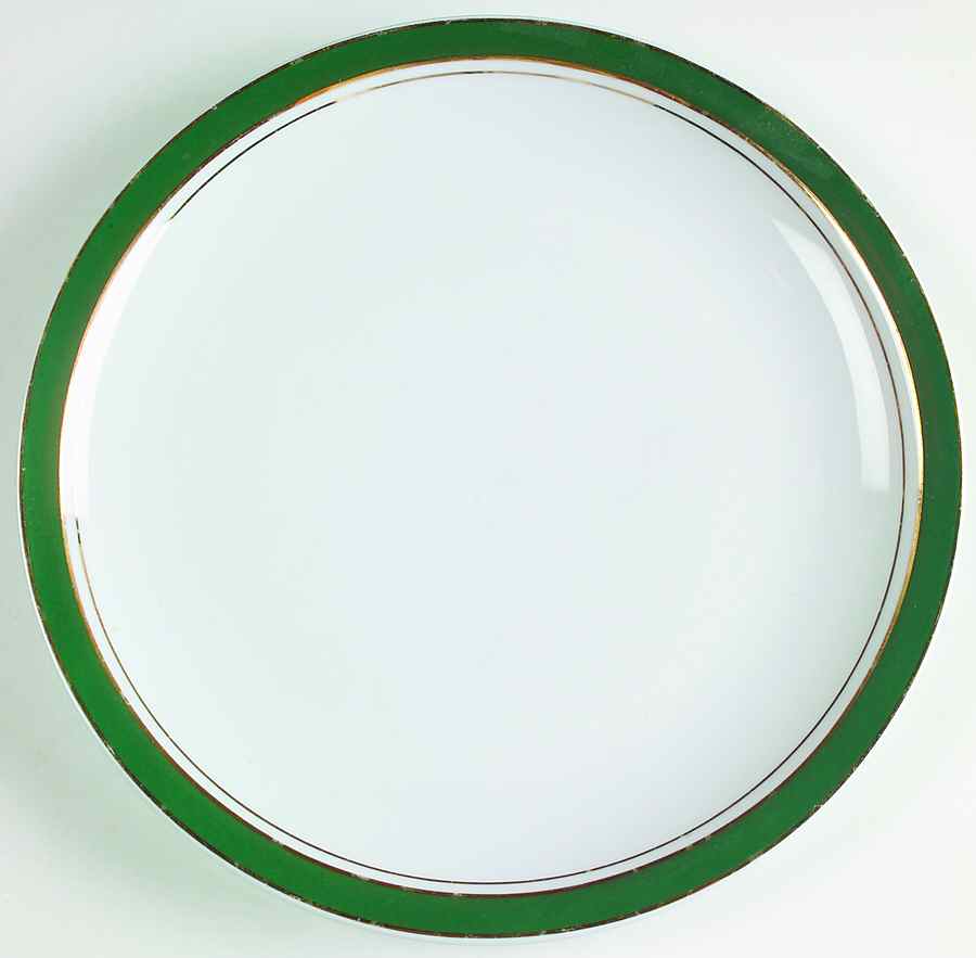 Prestige Green Dinner Plate by Crown Porcelain-1