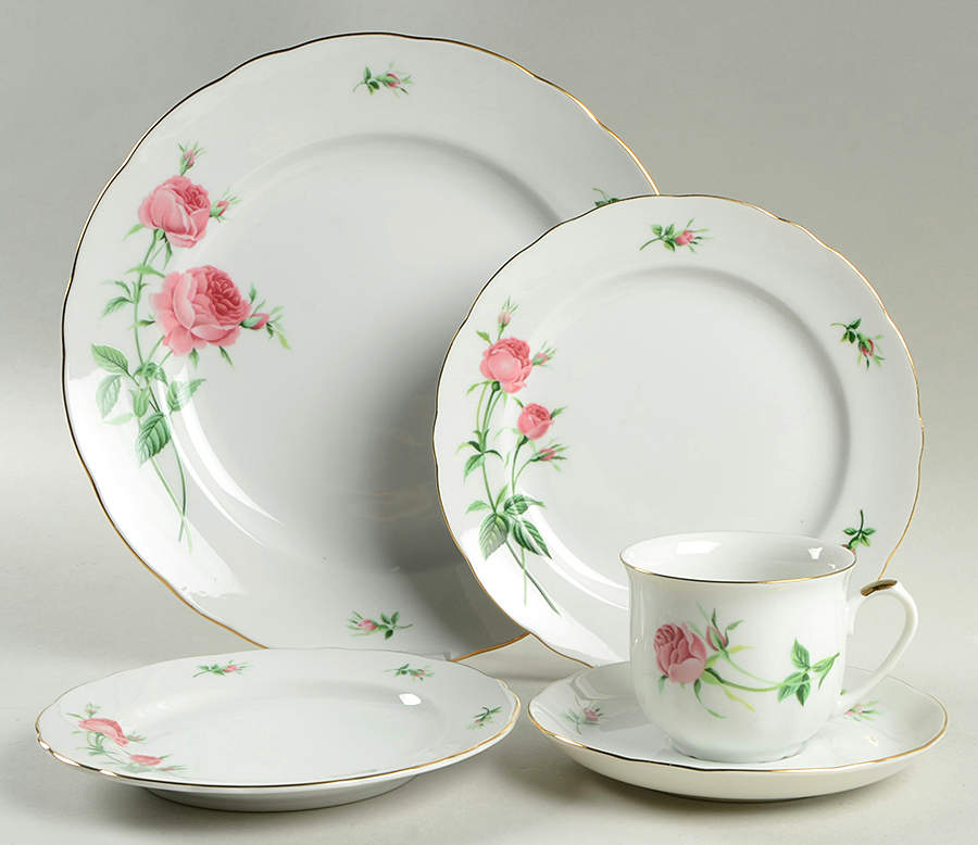 Rose 5 Piece Place Setting by Christineholm-1