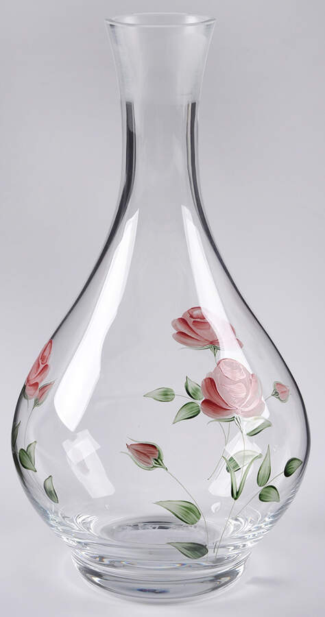 Rose Glassware Decanter No Lid by Christineholm-1