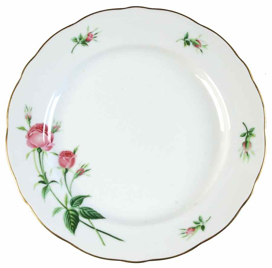 Rose Salad Plate by Christineholm-1