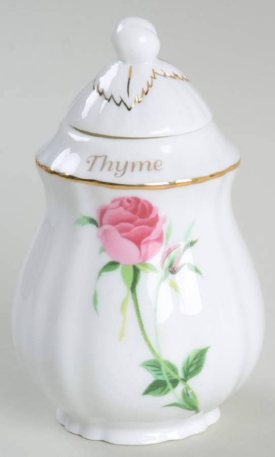 Rose Thyme Spice Jar & Lid by Christineholm-1