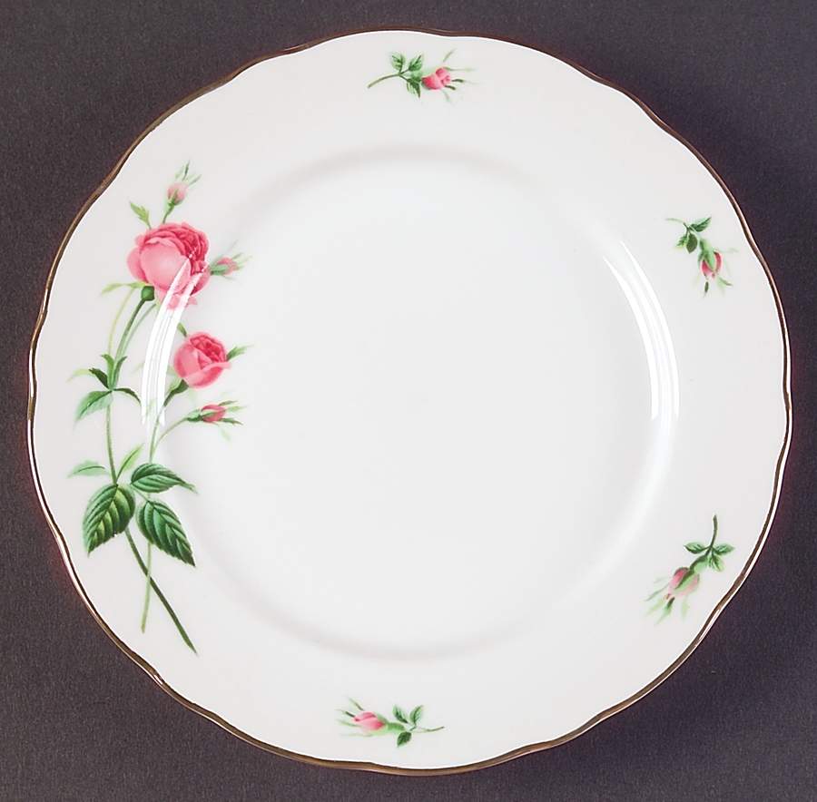 Rose Bread & Butter Plate by Christineholm-1