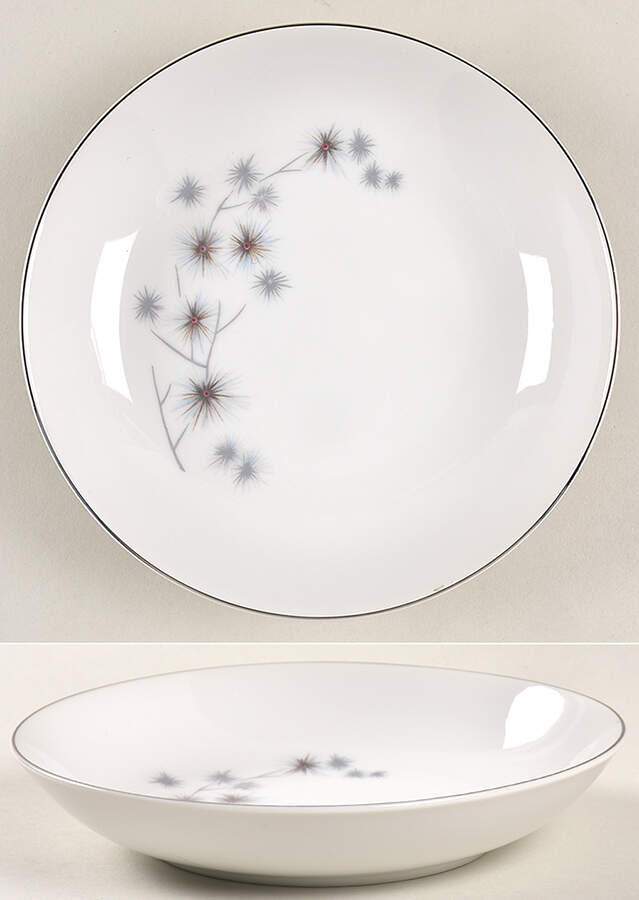 Platinum Star Burst Coupe Soup Bowl by Creative-1