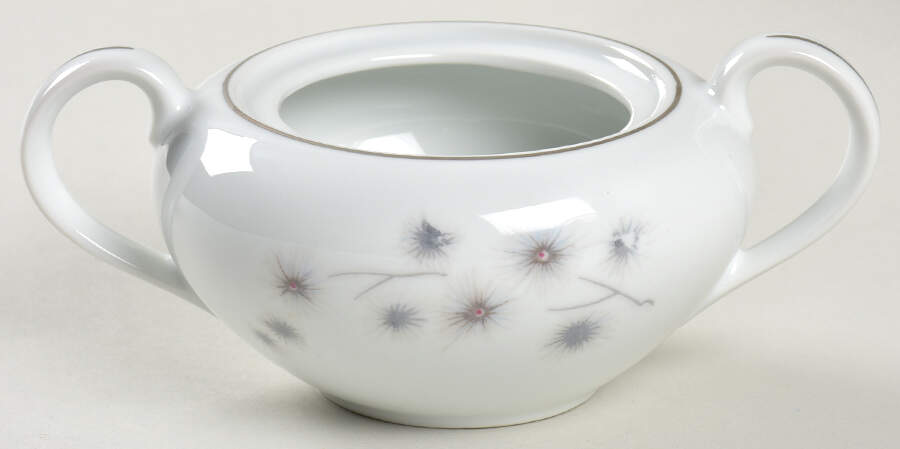 Platinum Star Burst Sugar Bowl No Lid by Creative-1
