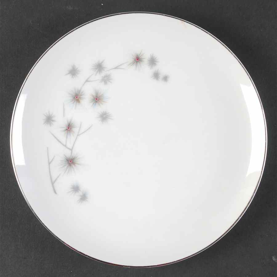 Platinum Star Burst Salad Plate by Creative-1