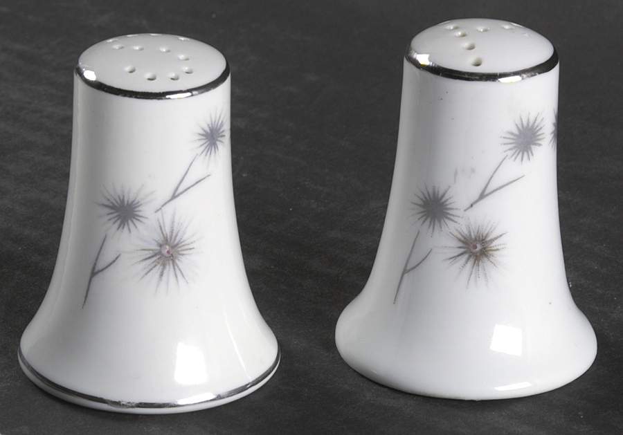 Platinum Star Burst Salt & Pepper Set by Creative-1