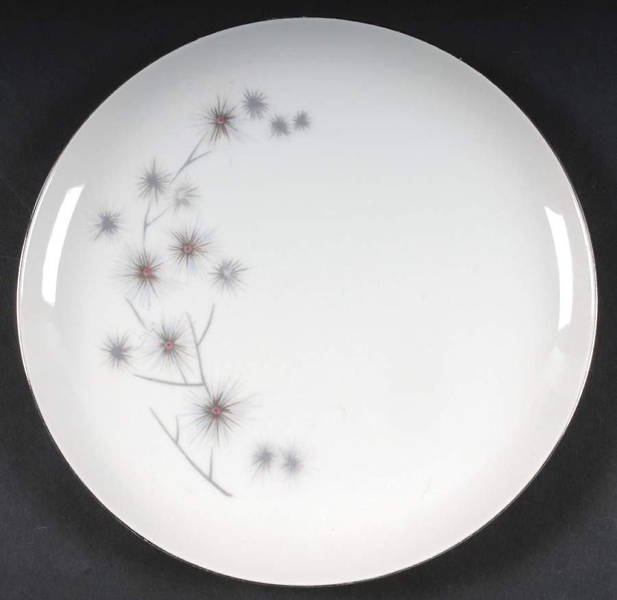 Platinum Star Burst Luncheon Plate by Creative-1