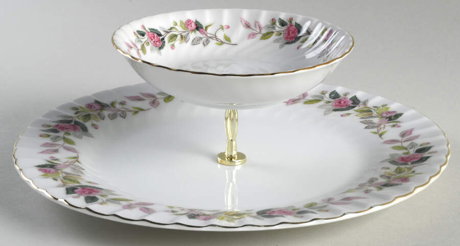 Regency Rose 3 1/4"-3 7/8" Chip & Dip/Veg Set 2 Pce (DP/FR) HC by Creative-1