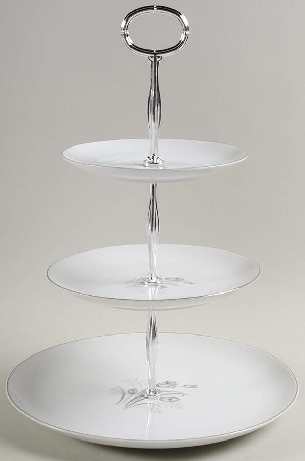 Royal Elegance 13 7/8"-14 1/4" 3-Tiered Serving Tray(DP,SP,BB) HC by Creative-1