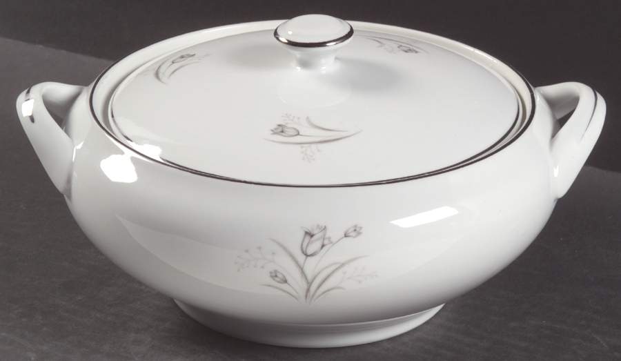 Royal Elegance Round Covered Vegetable by Creative-1