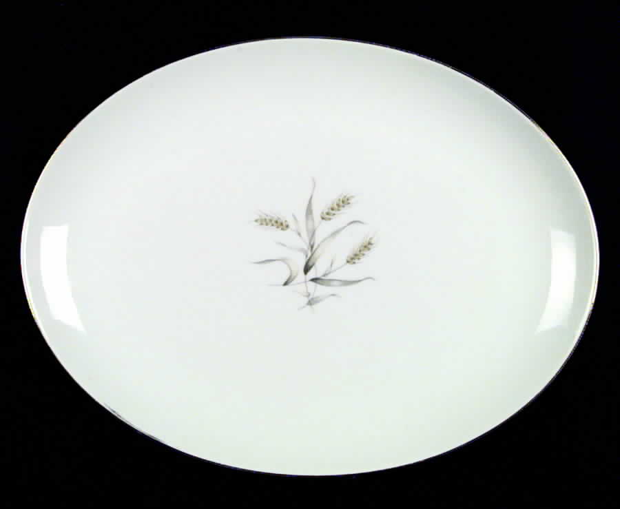 Spring Wheat 12" Oval Serving Platter by Creative-1