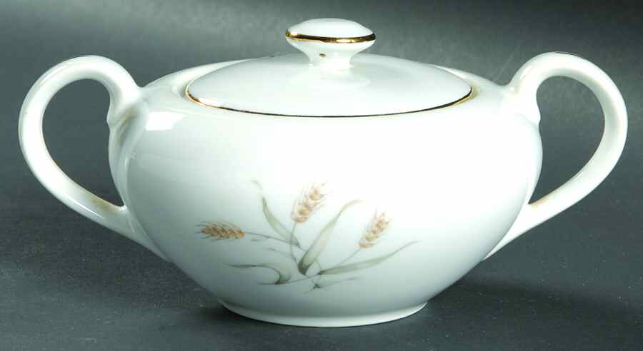 Spring Wheat Sugar Bowl & Lid by Creative-1