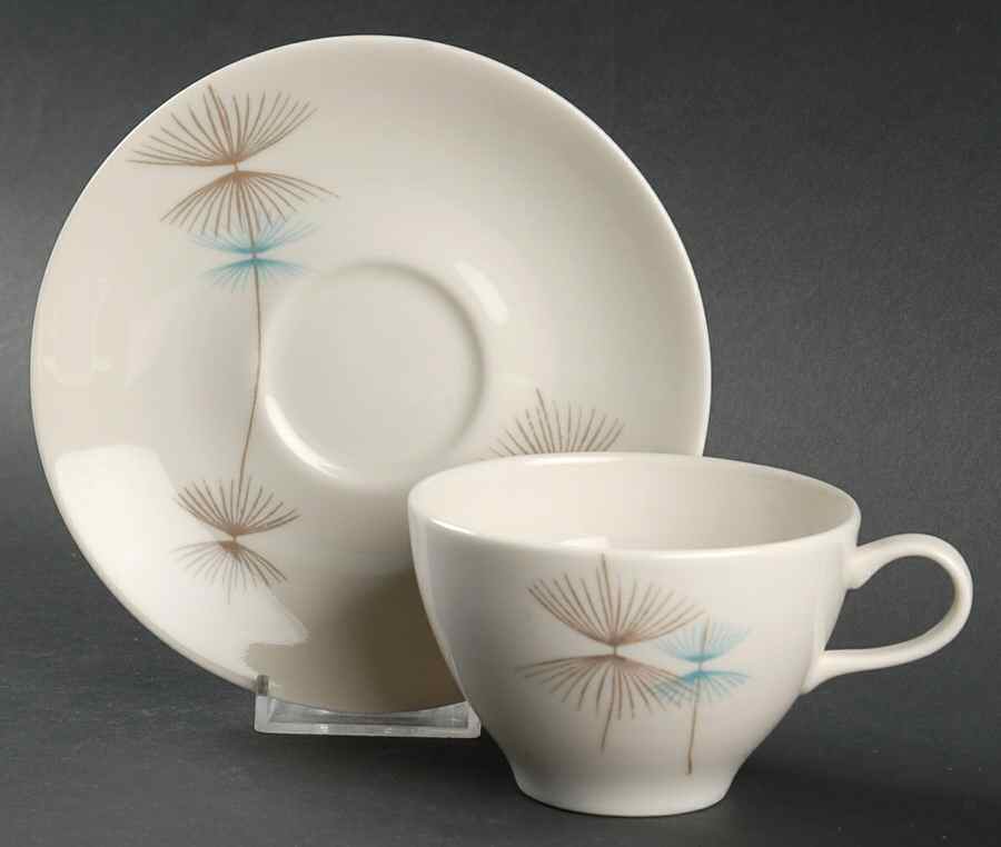 Calinda Flat Cup & Saucer Set by Caribe-1