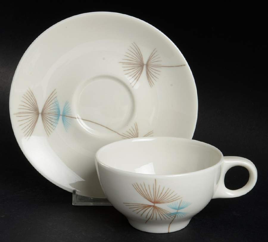 Calinda Flat Cup & Saucer Set by Caribe-1