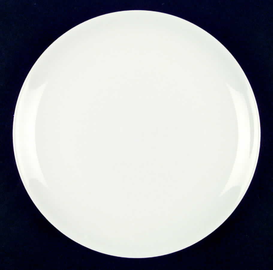 Surf White Dinner Plate by Caribe-1