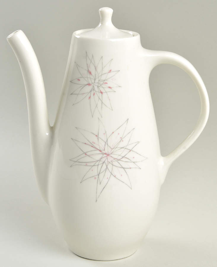 Pink Fancy Coffee Pot & Lid by Caribe-1