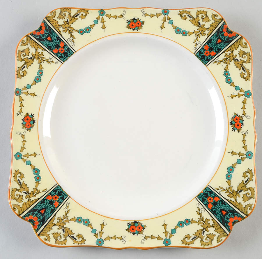 1491 Square Luncheon Plate by Crown Ducal-1